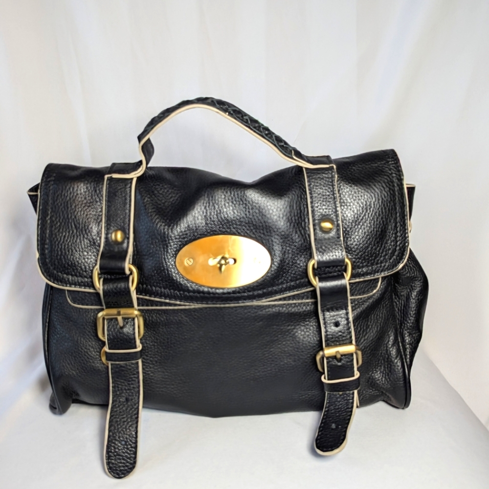 DuDu Alexa leather satchel